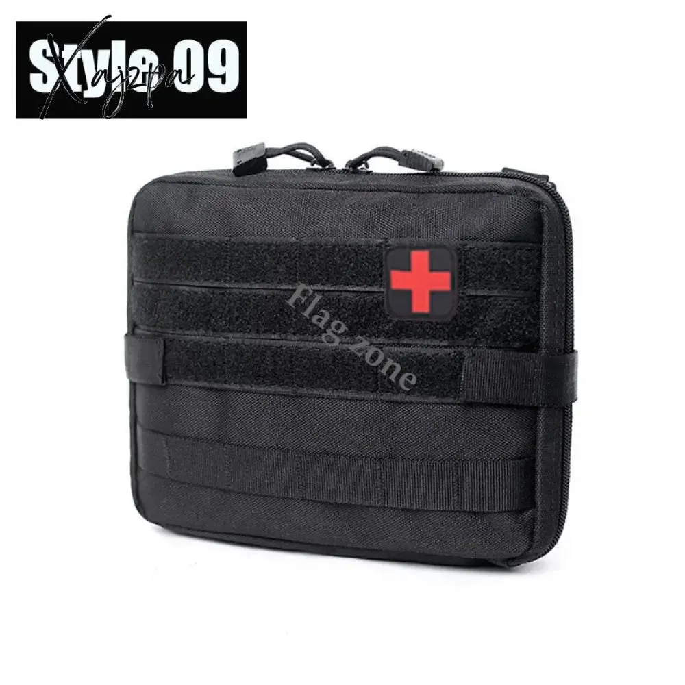 Xajzpa - Military EDC Tactical Bag Waist Belt Pack Hunting Vest Emergency Tools Pack Outdoor Medical First Aid Kit Camping Survival Pouch