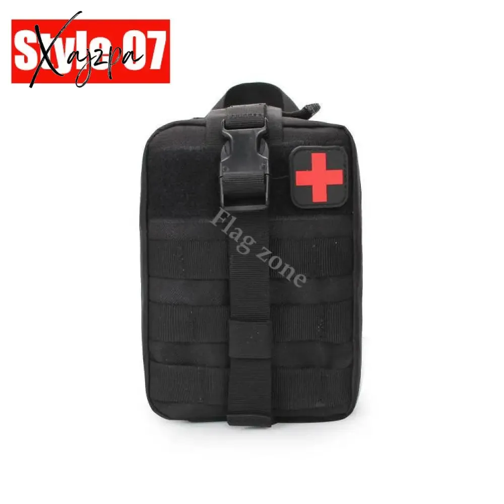 Xajzpa - Military EDC Tactical Bag Waist Belt Pack Hunting Vest Emergency Tools Pack Outdoor Medical First Aid Kit Camping Survival Pouch