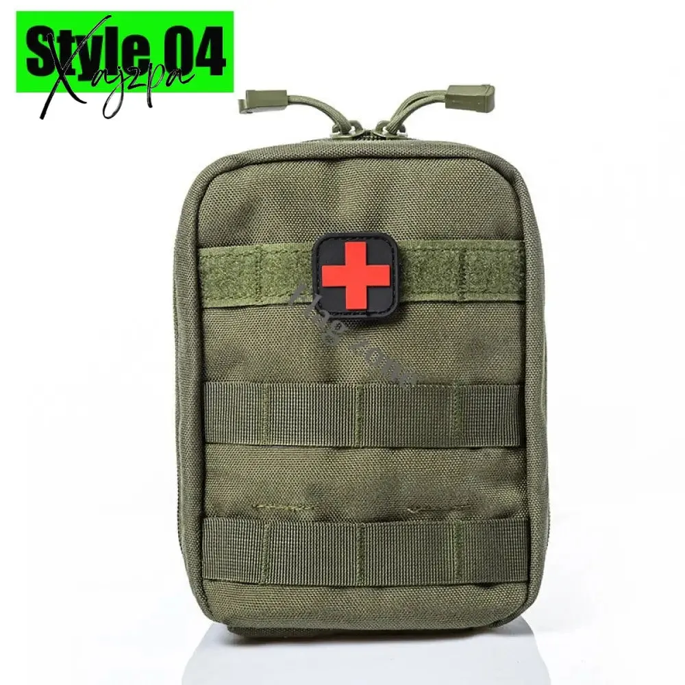 Xajzpa - Military EDC Tactical Bag Waist Belt Pack Hunting Vest Emergency Tools Pack Outdoor Medical First Aid Kit Camping Survival Pouch