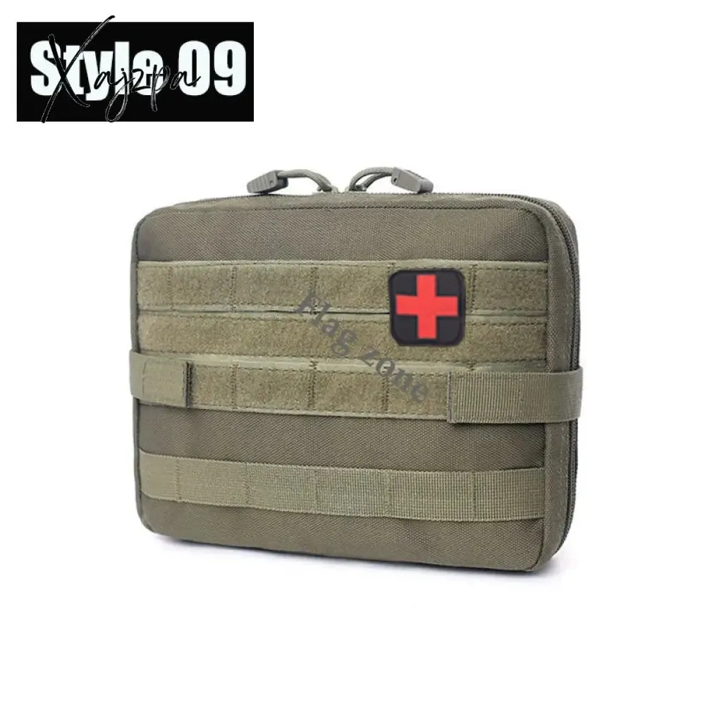 Xajzpa - Military EDC Tactical Bag Waist Belt Pack Hunting Vest Emergency Tools Pack Outdoor Medical First Aid Kit Camping Survival Pouch